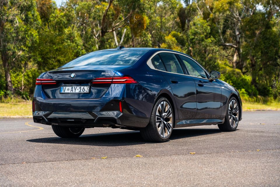 BMW 5 Series Rear View