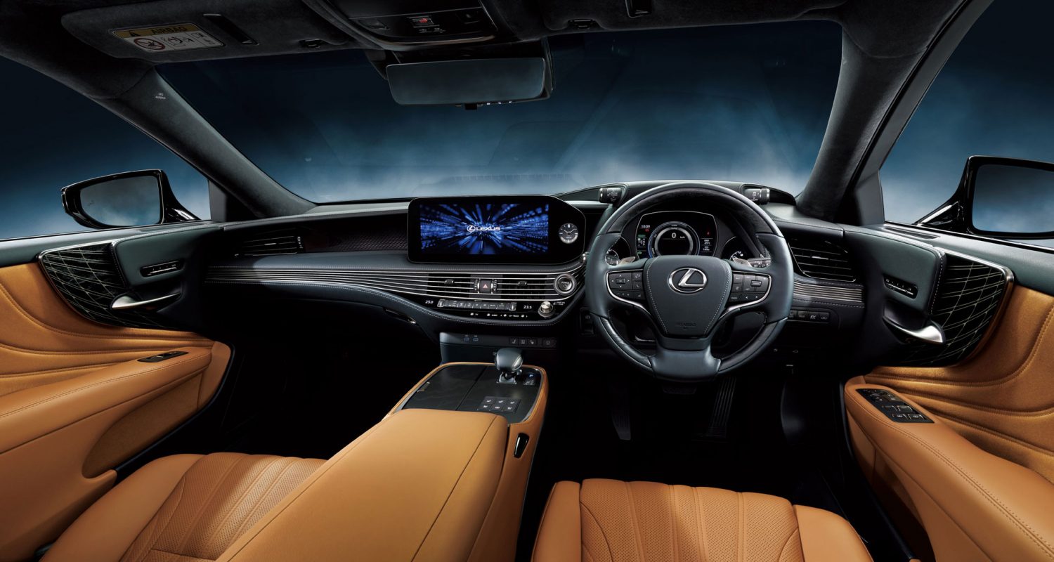 Lexus LS for hire in Kenya Interior