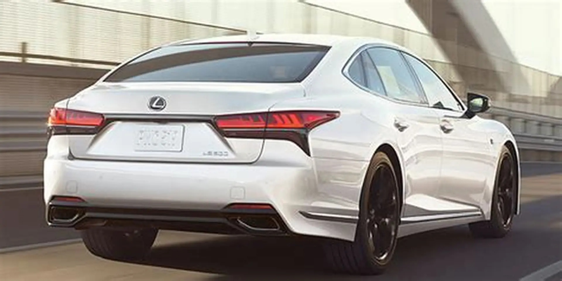 Lexus LS for hire in Nairobi Rear View