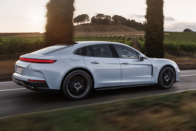 Porsche Panamera for hire in Nairobi Rear View