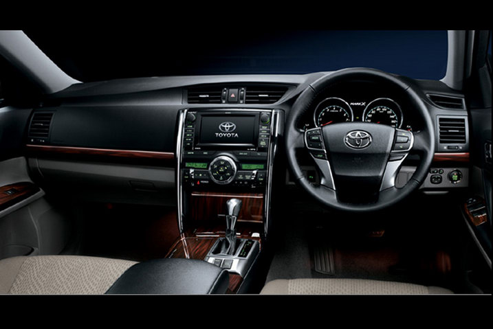 Toyota Mark X for hire in Nairobi interior